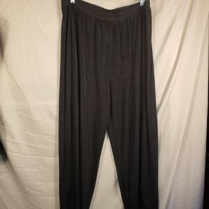 Hanes Signature Collection Black Slinky Pants - 2X